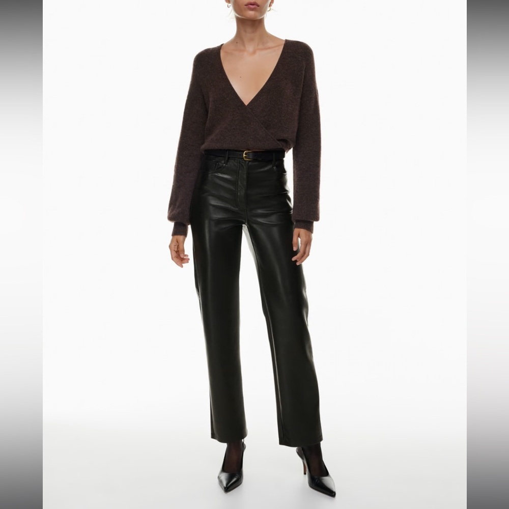 Aritzia Wilfred Melina Vegan Leather Pants